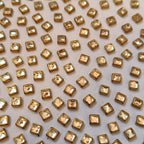VDEAL BEADS kundan square shaped kundan pack of 800 pcs size=4X4mm with fabric glue