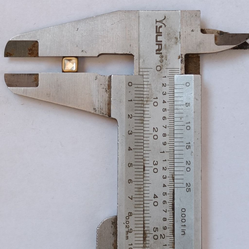 VDEAL BEADS kundan square shaped kundan pack of 800 pcs size=4X4mm with fabric glue