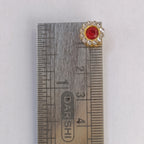 VDEAL BEADS stone round 400 pcs size = 10 mm red colour