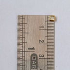 VDEAL BEADS kundan, square shaped kundan 1500 pcs size = 3x3mm with fabric glue