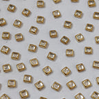 VDEAL BEADS kundan, square shaped kundan 1500 pcs size = 3x3mm with fabric glue