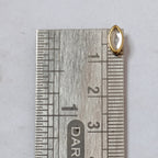 VDEAL BEADS kashti shaped kundan pack of 650 pcs size = 4x8 mm with fabric glue