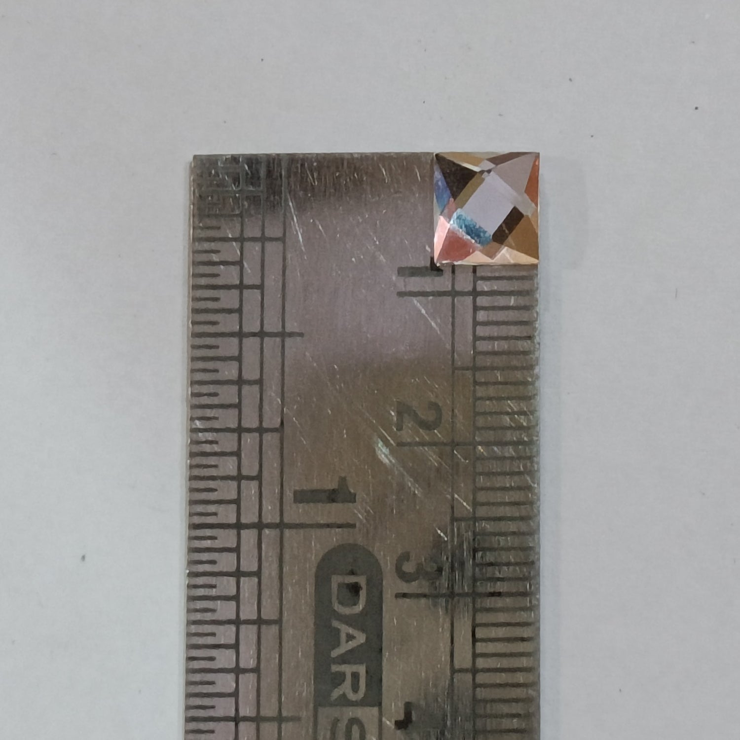 VDEAL BEADS kundan, 500pcs of 8x8mm square shaped kundan with fabric glue