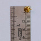 VDEAL BEADS 250pcs of golden ghungroo + 250pcs of silver ghungroo size: 8mm