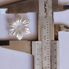 VDEAL BEADS , 200PCS of 25mm creamy white pearl artificial flower beads, artificial flower, plastic flower bead,