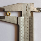 VDEAL BEADS, 1700pcs of 8mm golden noori beads, golden chakri, flower shaped beads