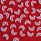 vdealbeads, 900 pcs of 11x15mm moon shaped pearl beads, pearl beads, moon shaped beads