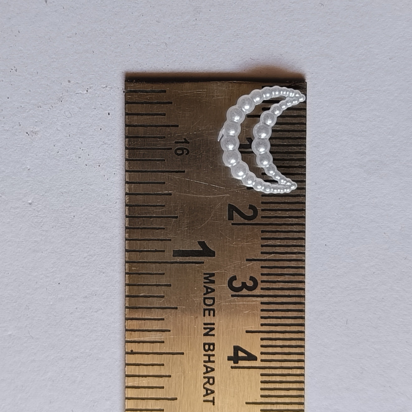 vdealbeads, 900 pcs of 11x15mm moon shaped pearl beads, pearl beads, moon shaped beads