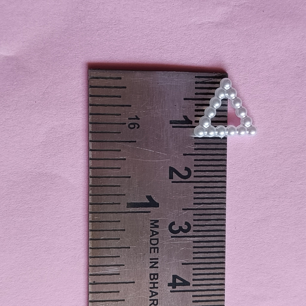 vdeal beads, 1100pcs of 11mm triangle shaped pearl shaped beads, pearl beads, triangle beads