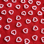 vdeal beads, 1250pcs of 10mm heart shaped beads, heat beads, hollow pearl beads, pearl beads