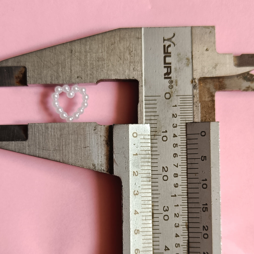 vdeal beads, 1250pcs of 10mm heart shaped beads, heat beads, hollow pearl beads, pearl beads