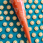 VDEAL BEADS 250pcs of 10mm pearl flower shaped motifs with glue