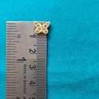 VDEAL BEADS 300pcs of 8mm buterfly shaped stone motif with FABRIC GLUE