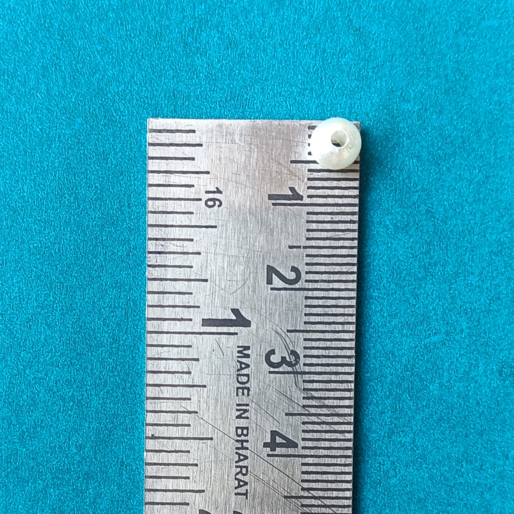 VDEAL BEADS | 6mm Pearl Beads – Pack of 7000 Pcs | White Round Loose Beads for Jewelry Making, Craft & DIY Projects