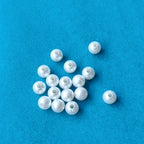VDEAL 8mm Pearl Beads – Pack of 3000 Pcs | White Round Loose Beads for Jewelry, Rakhi & DIY Crafts