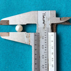 VDEAL 8mm Pearl Beads – Pack of 3000 Pcs | White Round Loose Beads for Jewelry, Rakhi & DIY Crafts