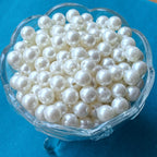 vdeal beads 10mm Pearl Beads – Pack of 500 Pcs | Large White Round Beads for Jewelry, Decoration & DIY