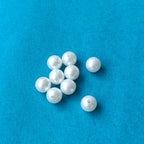 vdeal beads 10mm Pearl Beads – Pack of 500 Pcs | Large White Round Beads for Jewelry, Decoration & DIY