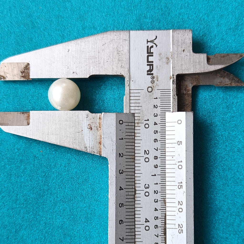 vdeal beads 10mm Pearl Beads – Pack of 500 Pcs | Large White Round Beads for Jewelry, Decoration & DIY