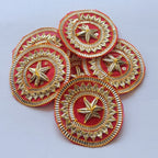 VDEAL patch, 10pcs of gota patch, size:62mm (approx), buti, gota lace buti,