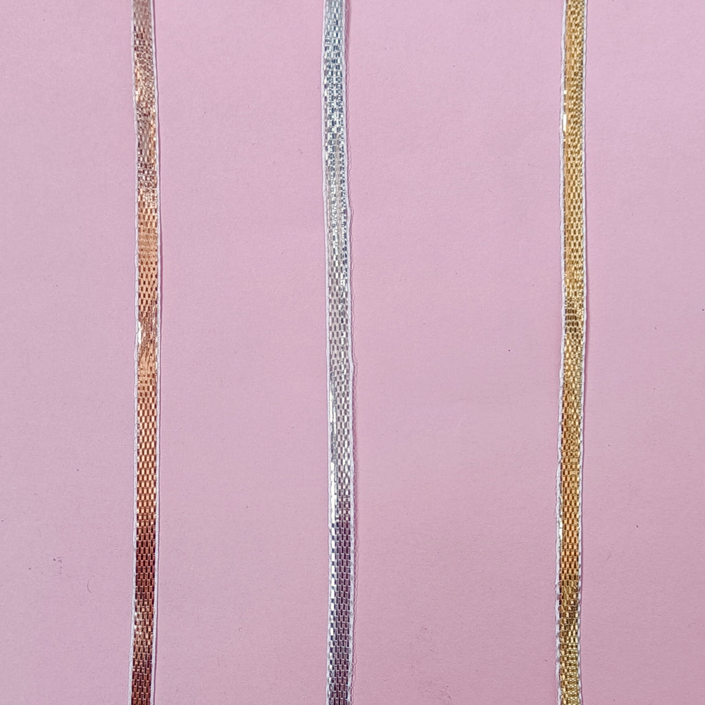 VDEAL LACE gota patti lace 5mm pack of 3 colors 100 + 100 + 100 total = 300 meter