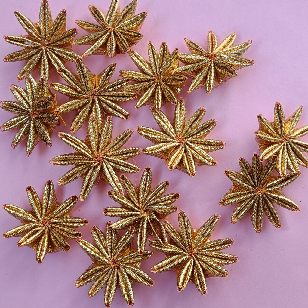 VDEAL LACE GOTA PHOOL 50 PCS Size: 45mm