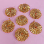 VDEAL LACE 300pcs of Gota Patti Round Flower size:35mm (approx)